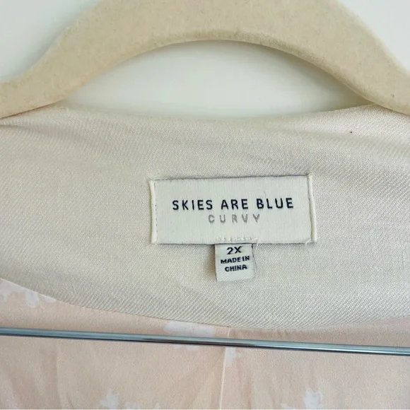 Skies Are Blue Curvy Linen Blend Blazer - Picture 7 of 9